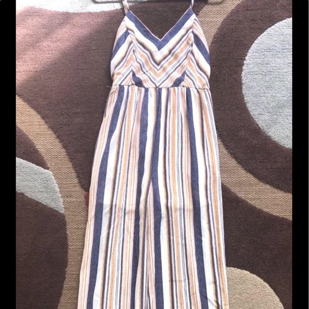 striped jumpsuit